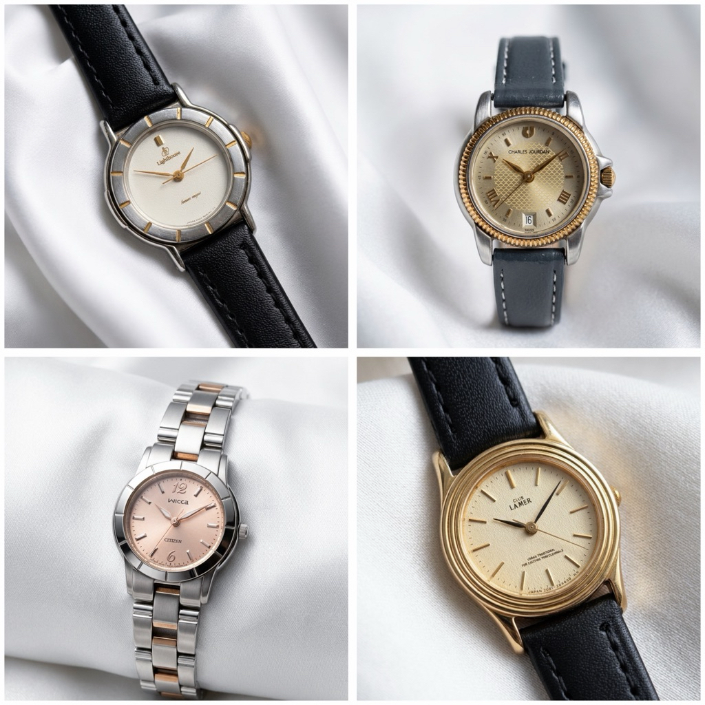 นาฬิกา Seiko Citizen Lady Vintage Quartz นาฬิกาวินเทจ ของแท้มือสองจากญี่ปุ่น