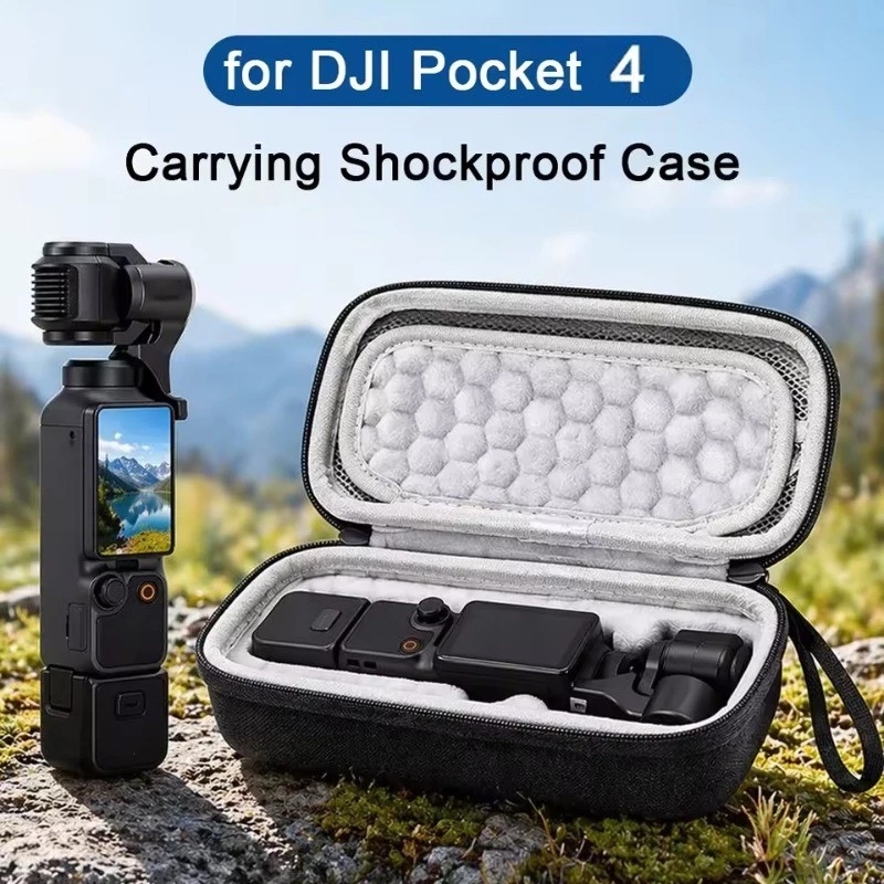 ใช้ได้กับ กระเป๋าเก็บของสําหรับ DJI Osmo Pocket 4 อุปกรณ์เสริมสําหรับกล้องกีฬา เคสป้องกันมือถือ ป้องกันรอยขีดข่วน