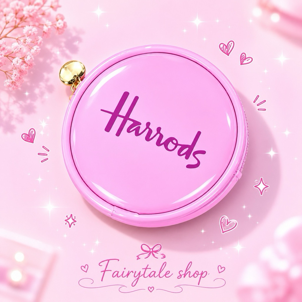 กระเป๋าใส่เหรียญHarrods Signature Small Purse Pink