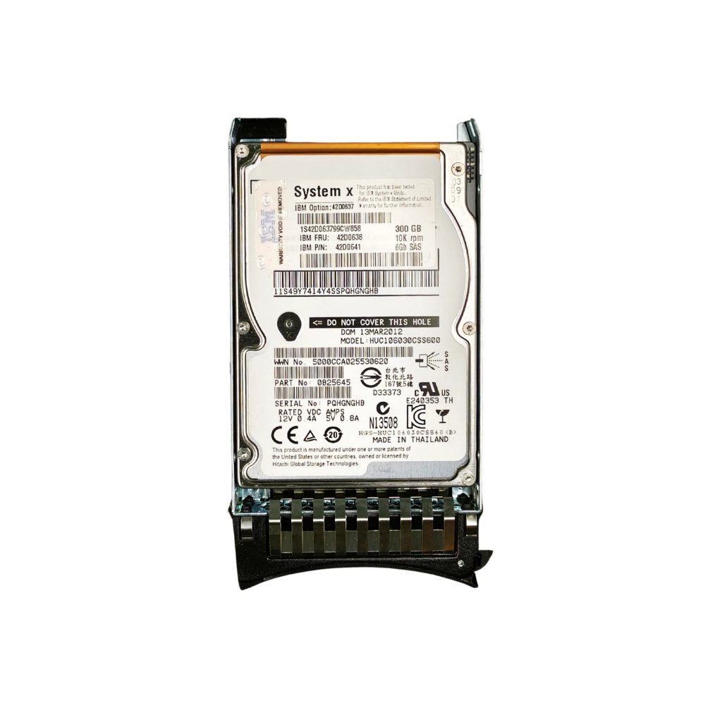 Hitachi 300GB 10K RPM SAS 6Gb/s 2.5" Hard Drive (64MB Cache) [0B25645]