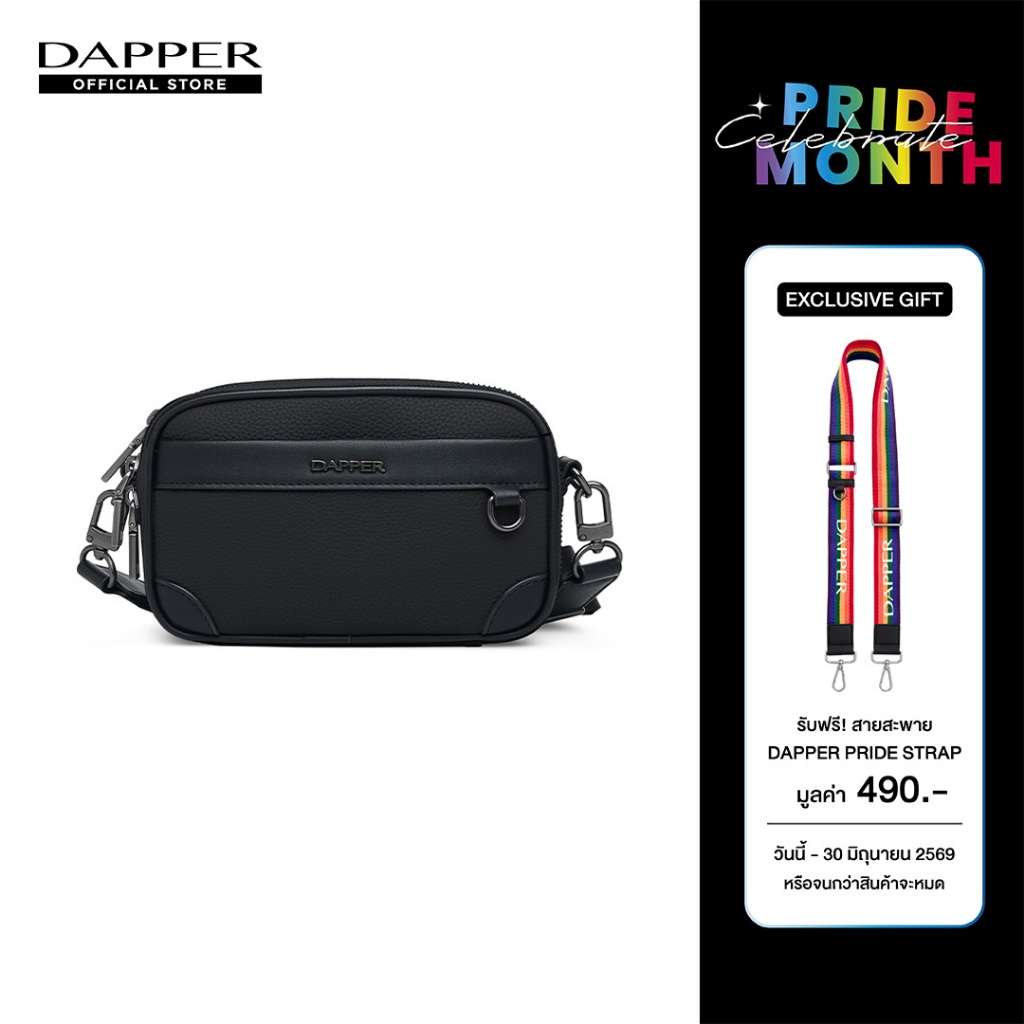 DAPPER กระเป๋าสะพายข้าง Mini Camera Bag สีดำ (BM7/BK/1310SF)