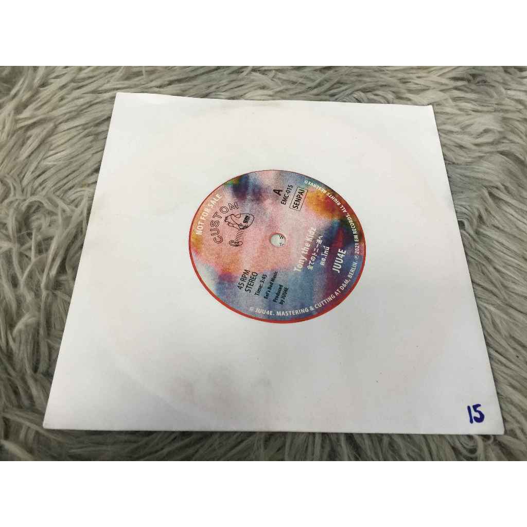 Juu4e / YBg - Tony The Kidz ขนาด 7 นิ้ว LP WW9