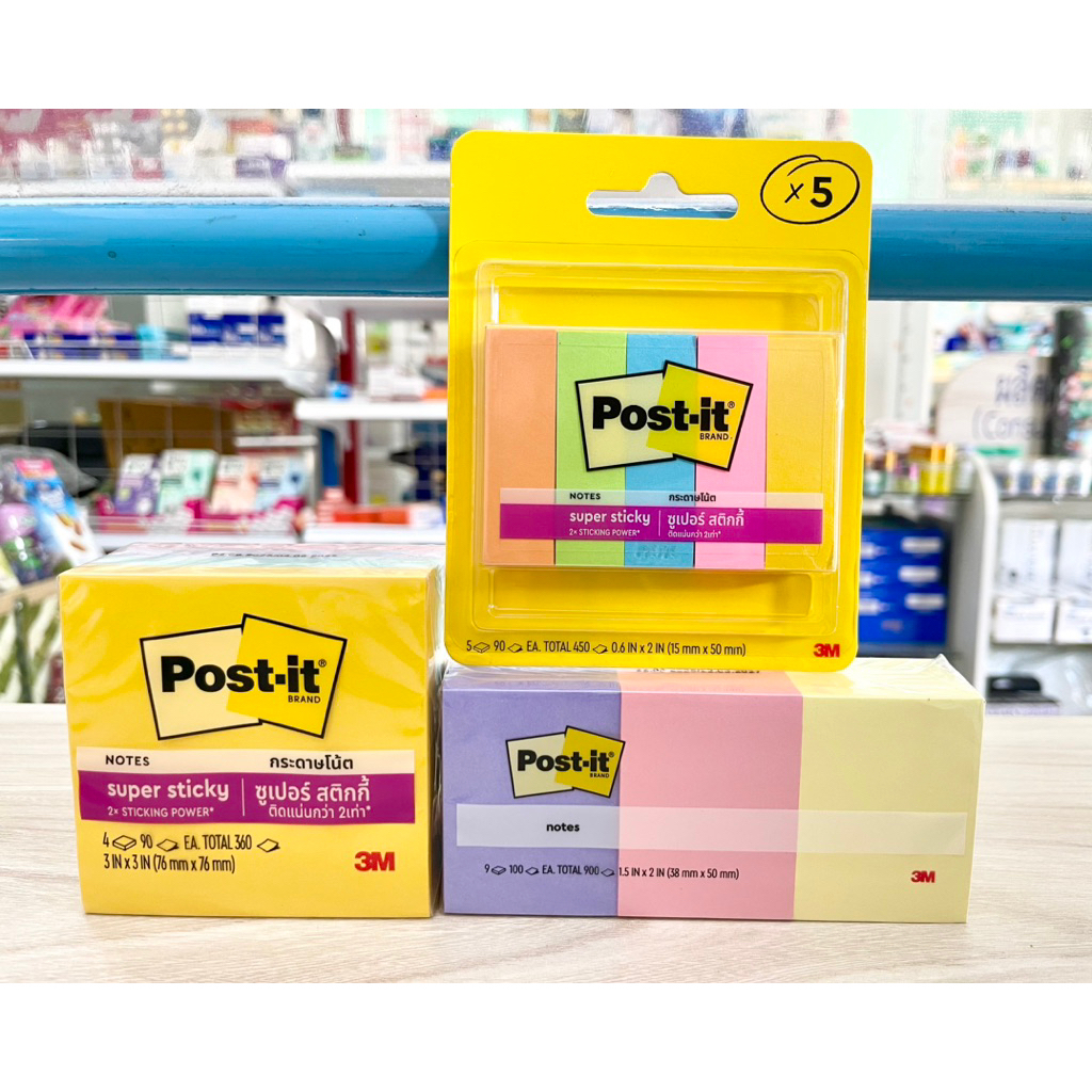 3M Post-it โพสต์ อิท [ยกแพ็ค]