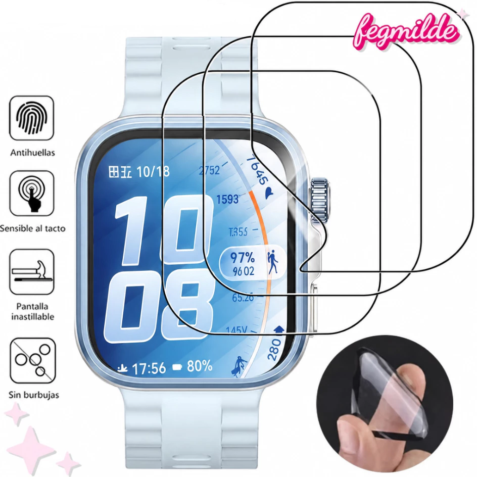 ฟิล์มกระจกนิรภัย TPU for HUAWEI WATCH Fit 5/5 Pro/4/4 Pro ฟิล์มกันรอยหน้าจอ for Smartwatch Huawei Fit 3
