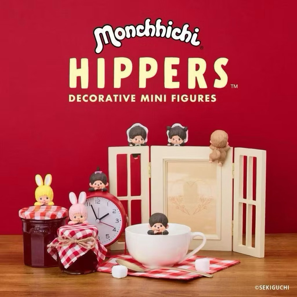 พร้อมส่ง Monchhichi  hipper แบบสุ่ม🫧⭐️🍎