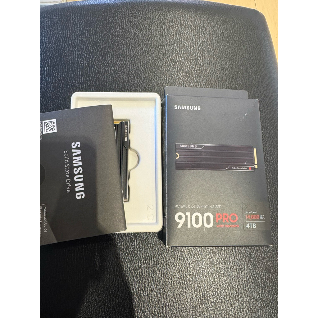 (มือ2 ตีไม่มีประกัน) Samsung with heatsink 9100Pro gen5 4TB