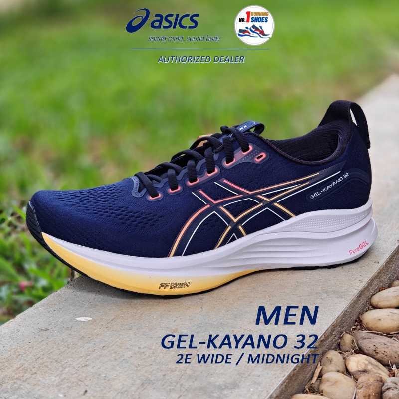 [✨WIDE] Asics รุ่น Gel-Kayano 32 1011C051-400 สี Midnight/ black ของเเท้ 100%