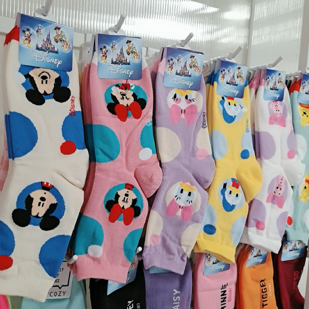 !!!พร้อมส่งจากไทย!!! ถุงเท้าผ้าฝ้าย ลายการ์ตูน mickey mouse สำหรับผู้หญิงและผู้ชาย น่ารักใส่สบาย นุ่ม อย่างดี