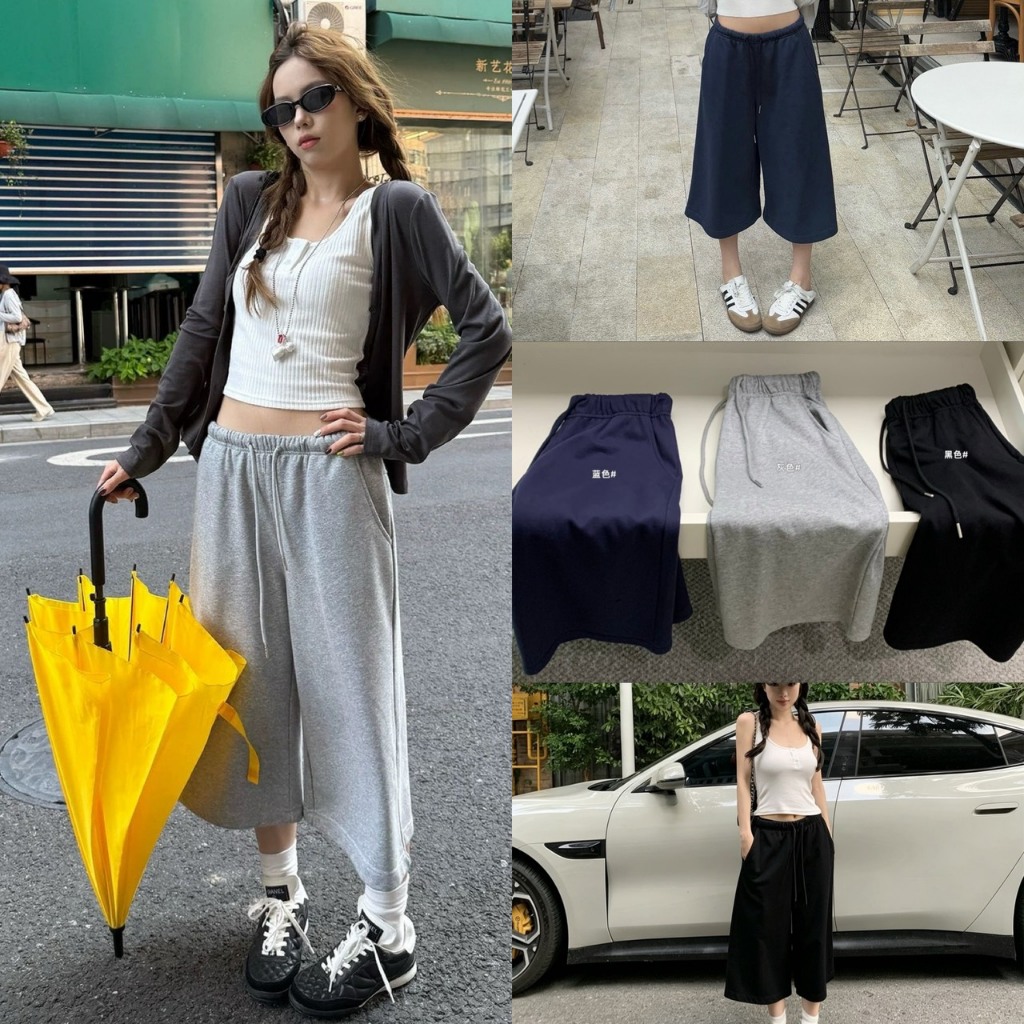 ❤ 🧵 🇰🇷 W9750 กางเกงเอวยางยืด มีกระเป๋า 2 ข้าง ผ้าดีใส่สบายค่า รุ่นนี้เป็นทรงสวย ใส่ง่าย แฟชั่นเกาหลี TAG WG.WE ✈