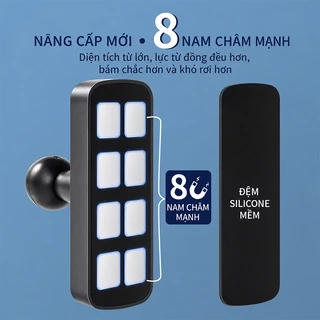ที่ยึดโทรศัพท์แบบแม่เหล็กสำหรับรถกอล์ฟและยิม ใช้ได้กับโทรศัพท์ทุกรุ่นขนาด 4.0-7.0 นิ้ว ติดตั้งง่าย พกพาสะดวก