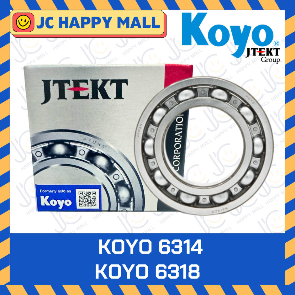 KOYO 6314 KOYO 6315 KOYO 6316 KOYO 6317 KOYO 6318 ฝาเปิด 2 ข้าง สินค้าของแท้