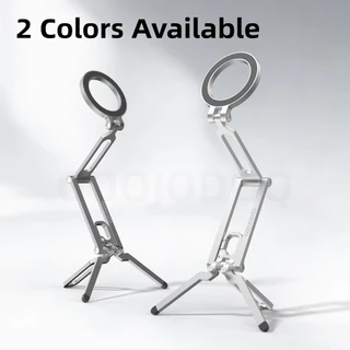 GOOJODOQ ที่วางโทรศัพท์แม่เหล็ก โลหะ Phone Holder พับได้และพกพาสะดวก ฐานขาตั้งกล้อง Phone Grips