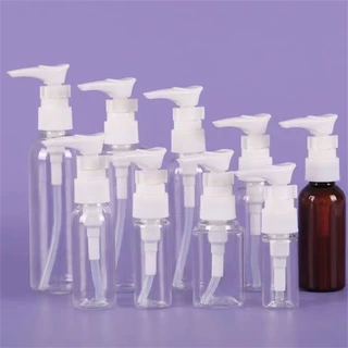 ขวดแบ่งเครื่องสำอางแบบปั๊ม ขวดใสใส่โลชั่น ครีม เจล แชมพู รีฟิลได้ 50ML/100ML
