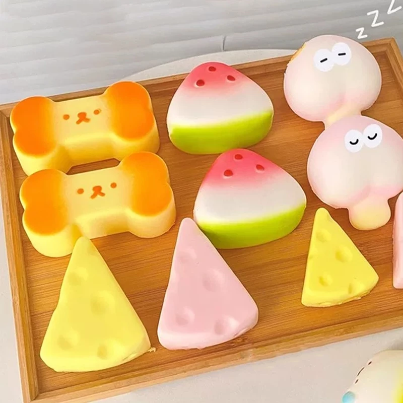 ของเล่นสกุชชี่ Squishy ซิลิโคนยางนิ่ม บีบคลายเครียด thumbnail 7
