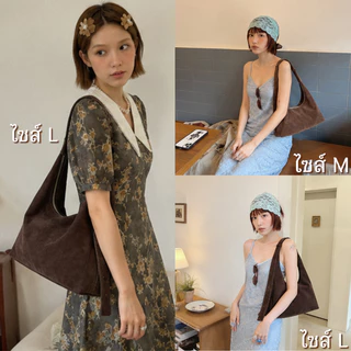 Somethingapparels trend -Hobo Bag(M/L)กระเป๋าแทนที่มีราคาถูกกว่า สะพายข้าง กระเป๋าถือ กระเป๋าหนัง Crossbody รวมสี