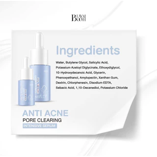 เซรั่มละลายสิว บาล์มบู🩵BLAHMBOOH ANTI ACNE PORE CLEARING INTENSIVE SERUM