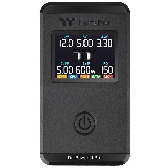 Thermaltake Dr. Power III Pro ATX Power Supply Tester/Support up to ATX12V v3.1 with PCIe 12+4pin