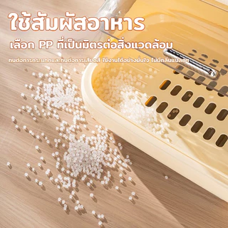 HOHO กล่องเก็บขวดนม กล่องเก็บขวดนมอเนกประสงค์ ตัวฝาปิดป้องกันฝุ่นละอองและเชื้อแบคทีเรีย กล่องเก็บภาชนะ พร้อมหู
