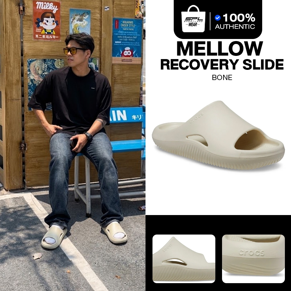 Crocs รองเท้าแตะ รองเท้าลำลอง นุ่มมาก ND UX Mellow Slide 208392-2Y2 (2390)