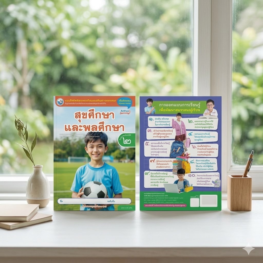 แบบฝึกหัด สุขศึกษาและพลศึกษา ป.2 พว Active Learning รูปที่ 3