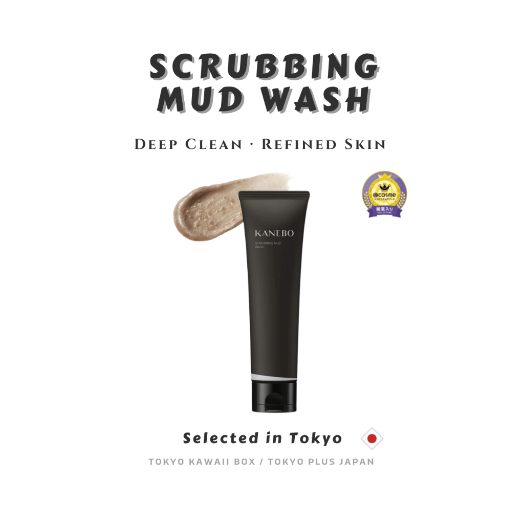 KANEBO Scrubbing Mud Wash โฟมล้างหน้าคาเนโบะ สครับโคลน ดูดซับความมัน ขจัดสิ่งอุดตัน ผิวสะอาดชุ่มชื้น