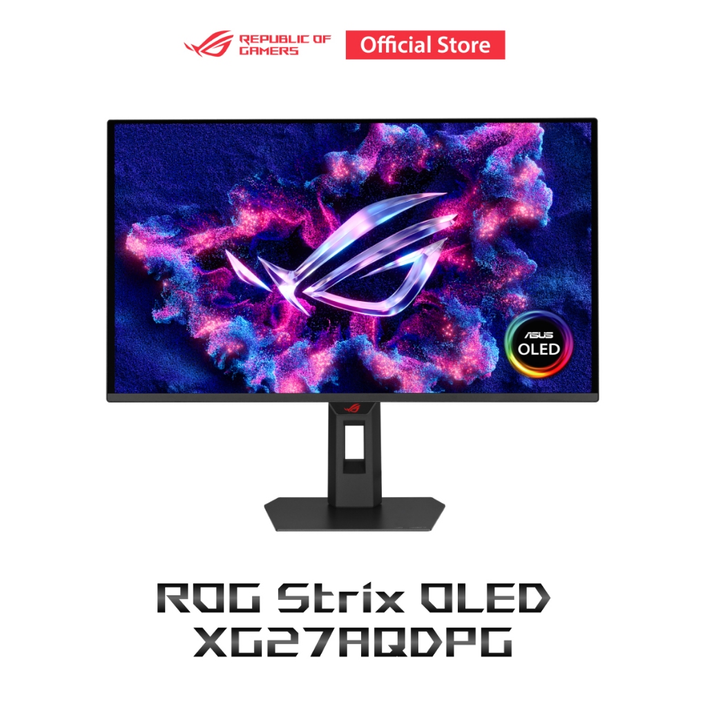 ASUS ROG Strix OLED XG27AQDPG gaming monitor 27", QHD QD-OLED panel, 500Hz, 0.03ms (GTG)