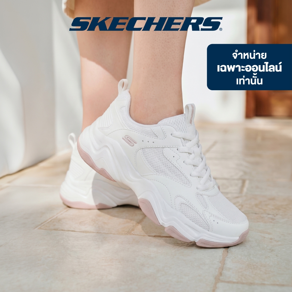 Skechers สเก็ตเชอร์ส รองเท้าลำลองผู้หญิง Women BOBS Sport Moda Flex Chill Dawn Casual Shoes - 117734-OFWT Memory Foam