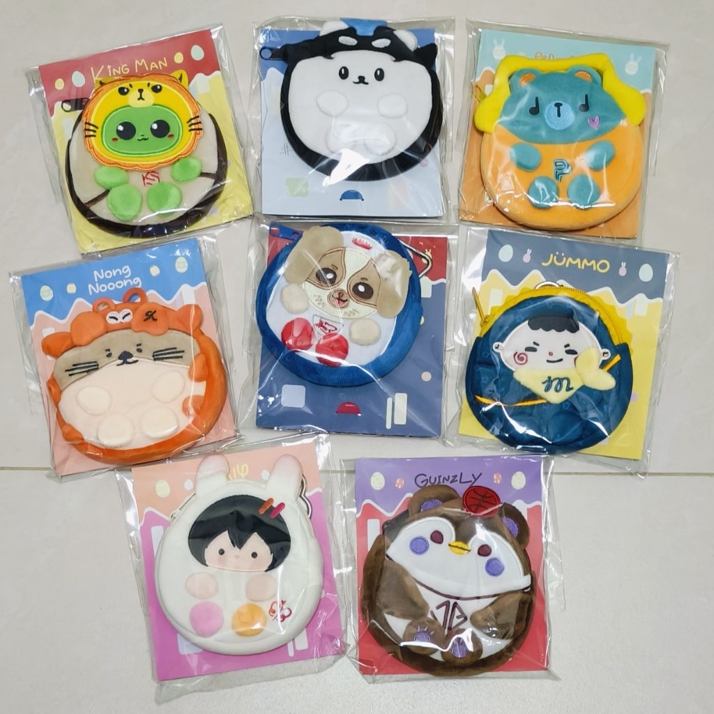 {📬พร้อมส่ง} GMMTV Official Merchandise | Doll Coin Pouch | King Man | Polcasan | Permpoon | Nong Nooong | Ceri | Any