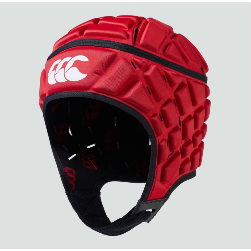 Headguard, Canterbury, Raze Headguard Red, Rugby Head Guard, Rugby Protection, หมวกรักบี้, หมวกกันกา