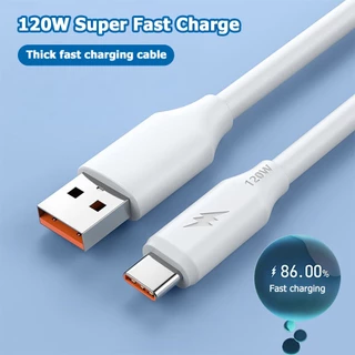 สายชาร์จและส่งข้อมูลแบบเร็ว 120W พอร์ต Type-C กระแสไฟเสถียร ชาร์จไวทันใจ Data Cable