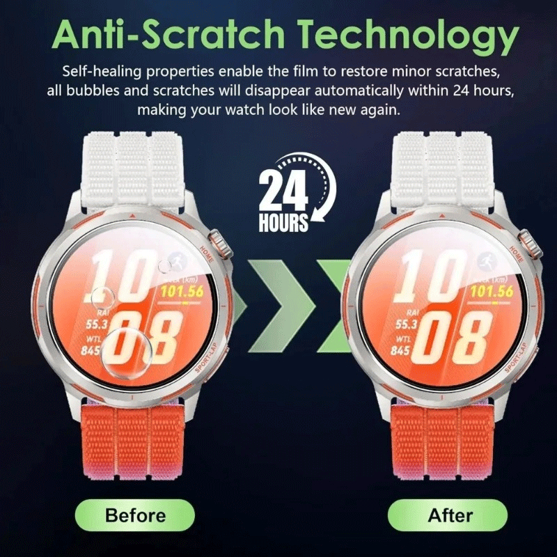 กระจกนิรภัยป้องกันหน้าจอสำหรับ Huawei Watch GT Runner 2 รูปที่ 8