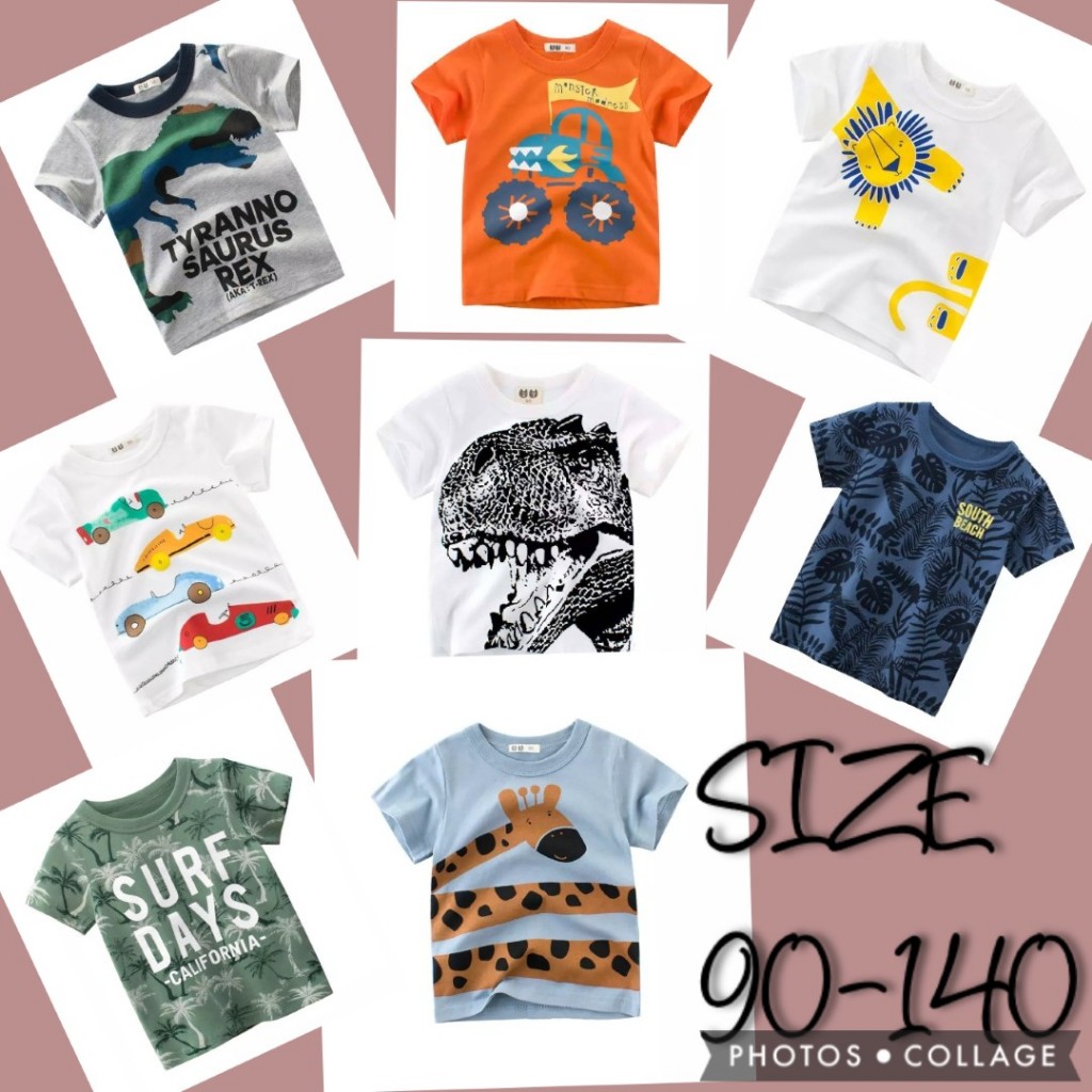 <พร้อมส่ง> เสื้อผ้าเด็ก อายุ 6 เดือน - 8 ปีผ้านุ่ม ใส่เท่ห์ ผ้านิ่ม Cotton 100% little lyn 27kids