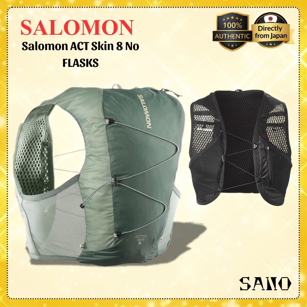 SALOMON Unisex Hydration Vest Backpack ACT SKIN 8 NO FLASKS