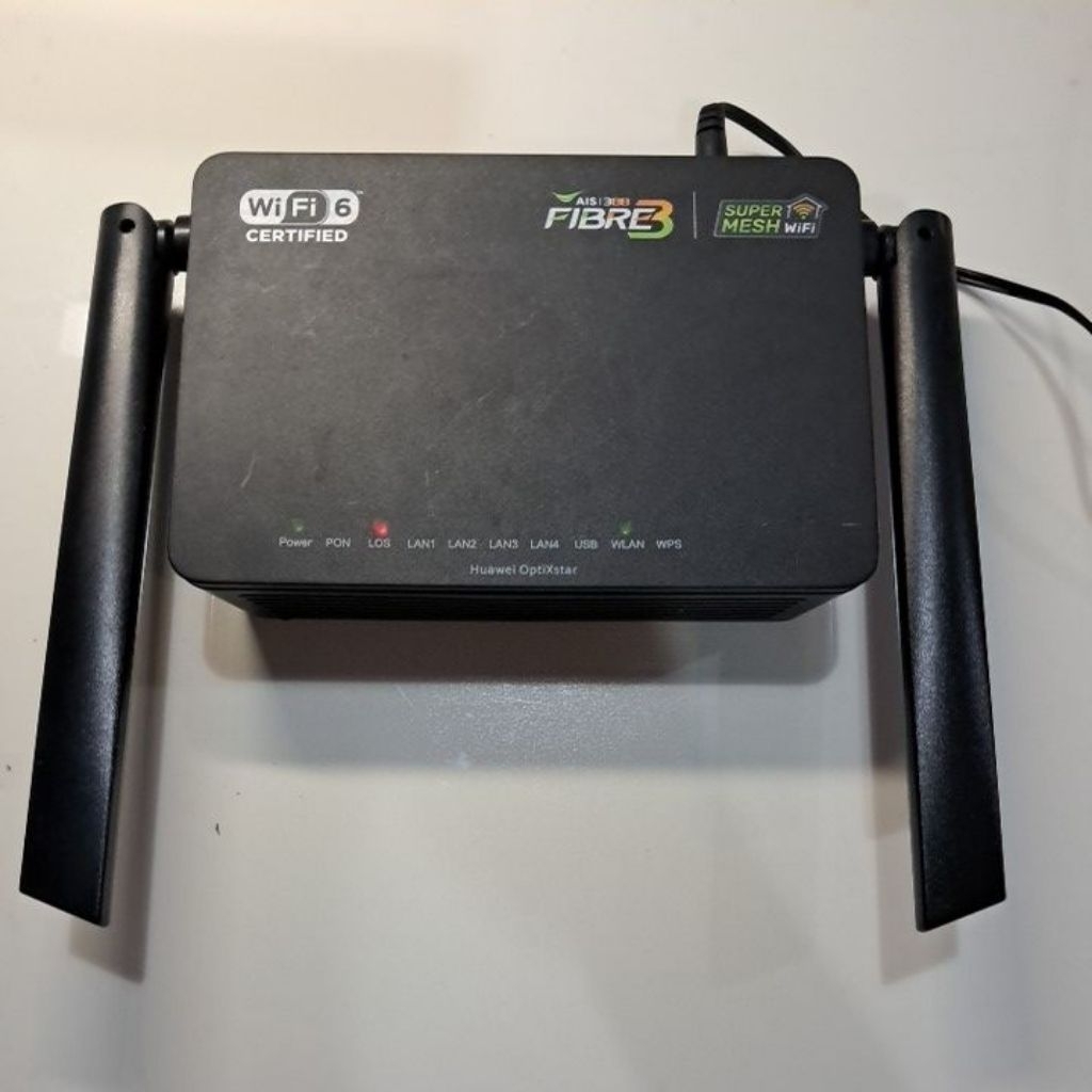 Mesh Ais Wifi6 AX3000 Hg8045x6-12-Ais มือสอง ใช้งานได้ปกติ ขายพร้อม Adapter ไม่มีกล่อง