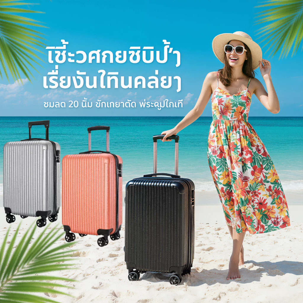 กระเป๋าเดินทาง 20 นิ้ว กระเป๋าลาก น้ำหนัก เบา กระเป๋าเดินทางล้อลาก กระเป๋าลากกระเป๋าเดินทาง กระเป๋าเดินทางขึ้นเครื่องได้