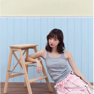 เสื้อกล้ามทรงยาว คอเหลี่ยม Basic Beau Tank