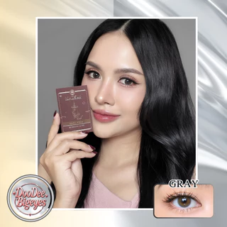 (Official) คอนแทคเลนส์รายเดือน Mutelu รุ่น Mahaheng สี Brown / Gray มีค่าสายตา แถมตลับคอนแทคเลนส์
