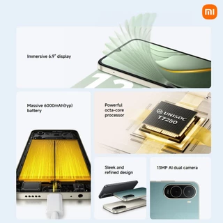 (Aug Crazy Sale)XIAOMI POCO C81 Pro C71 4G+64G แบตเตอรี่ 6000mAh โปรเซสเซอร์ octa-core ทรงพลัง