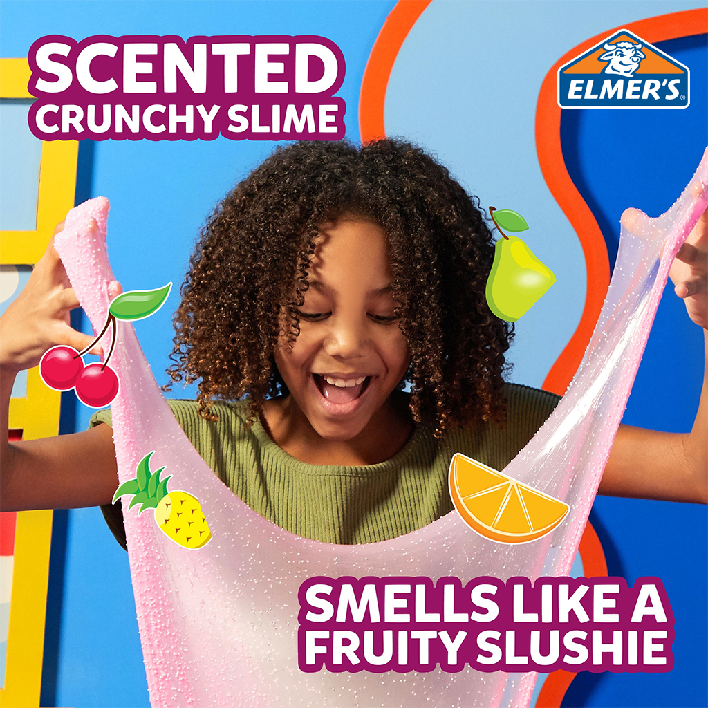 Elmer's طقم سلايم Pink Crunch ‏8 أونصة — صورة 4