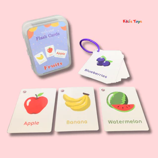 [พร้อมส่ง]​บัตรคำ Flash card บัตรคำภาษาอังกฤษ แฟลชการ์ด ของเล่นเสริมพัฒนาการ
