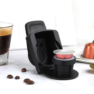 Voel 【COD】อะแดปเตอร์แคปซูลกาแฟแบบใช้ซ้ำได้สำหรับเครื่องบด Dolce Gusto Genio S Crema