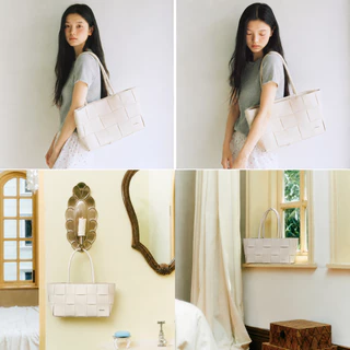 [ซีรีส์ใหม่]🌟Somethingapparels trend -KULIMULA Willow Maxi Tote Bag กระเป๋าสาน สะพายข้าง กระเป๋าถือ Woven Tote Shoulder