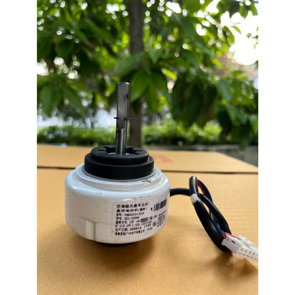 DB31-00694A มอเตอร์แอร์ซัมซุงคอยล์เย็น (FMH2031SSA 27W.) อะไหล่แอร์ DC310V 27W 1280/r/min s1 ccw