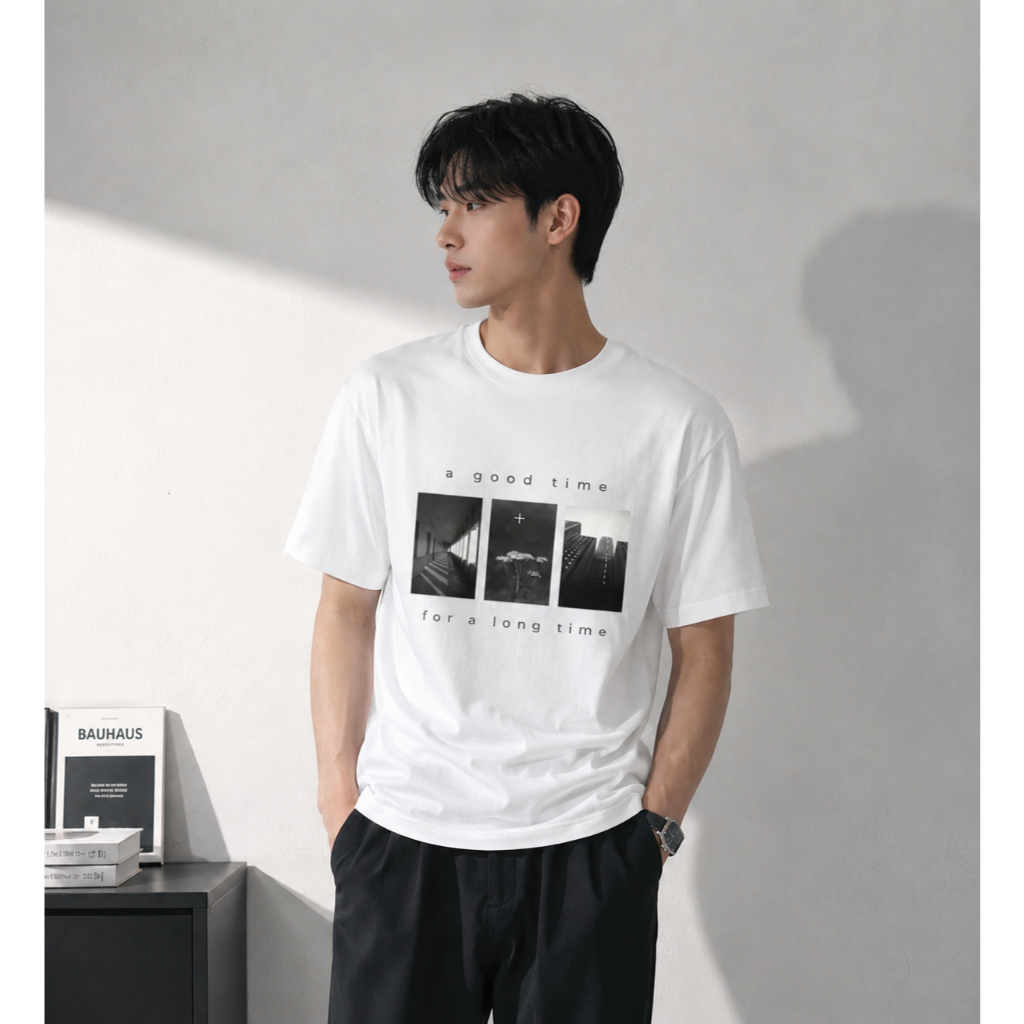 เสื้อยืด ลายรูปภาพ a good time|Sherbet.teeshop