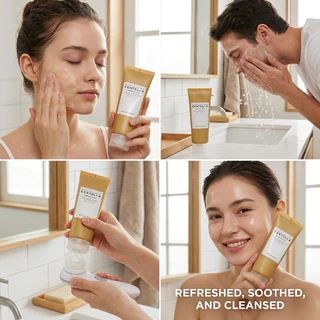 SKIN1004 โฟมล้างหน้าเซนเทลล่า pH 5.0 อ่อนโยน สารสกัดใบบัวบก 33% ฟองละเอียดล้ำลึก ทำความสะอาดประจำวัน ล้างเครื่องสำอางบาง