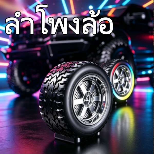 ลำโพงบลูทูธ ด้วยแสง/ไม่มีแสง ลำโพงบลูทูธมินิ พกพาสะดวก ลำโพงล้อ รองรับ USB/TF/AUX
