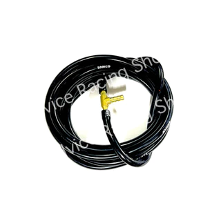 "พร้อมส่ง"ท่อลมซิลิโคน ท่อลมวัดบูส สายลม Samco ขนาด 4mm พร้อมสามทาง ทองเหลือง