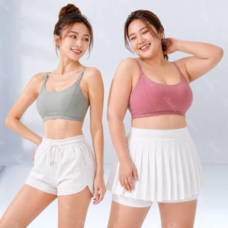 Chor 548 เสื้อในไร้โครง สปอร์ตบรานุ่ม ฟองน้ำญี่ปุ่น ระบายอากาศ ใส่สบาย ไม่อึดอัด