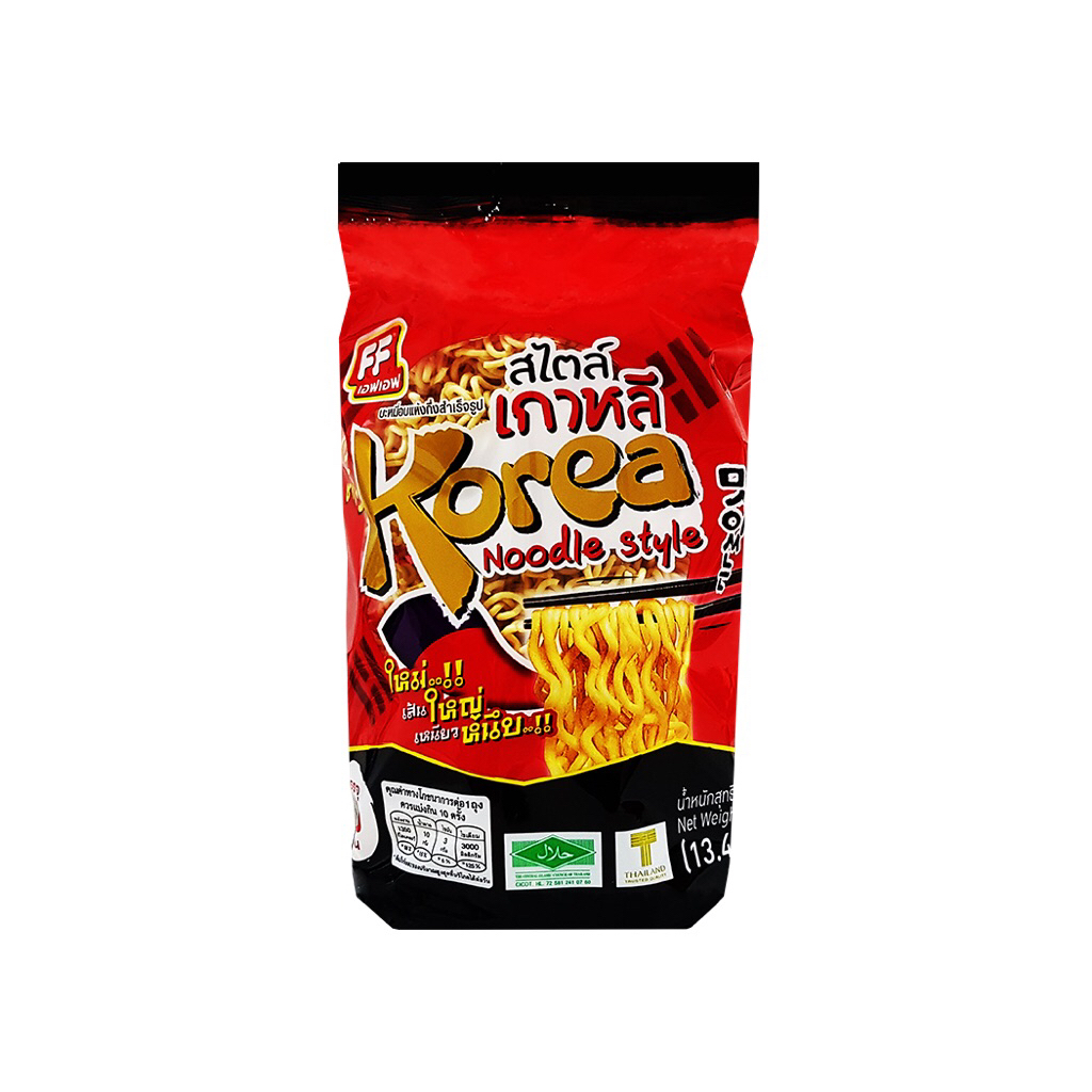 บะหมี่อบแห้งสไตล์เกาหลี เอฟเอฟ 380 กรัม/ห่อ  ยกลัง 30 ห่อ