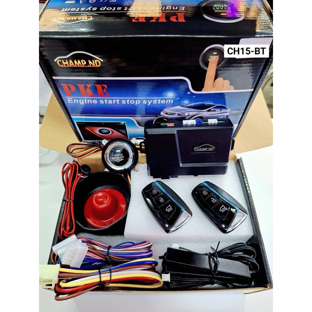 📣NEW💥ชุด push start champnd Bluetooth📳รีโมทสมาร์ทคีย์ตรงรุ่นรถระบบสั่งงานทางสมาร์ทโฟนแอปพลิเคชันรองรับระบบandroidและIOS📱 thumbnail 8
